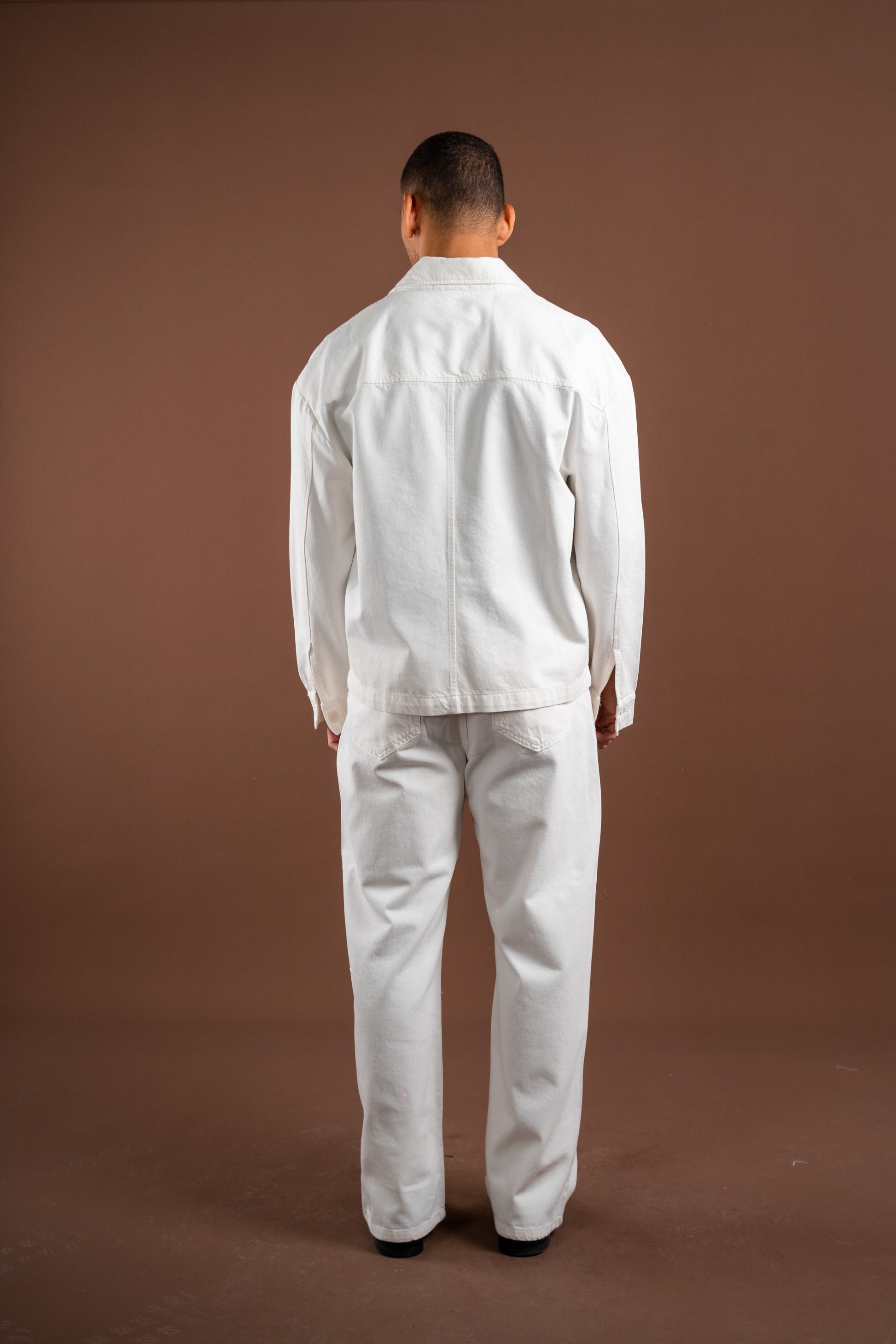 White raw jacket