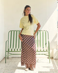 Polka skirt - Brown