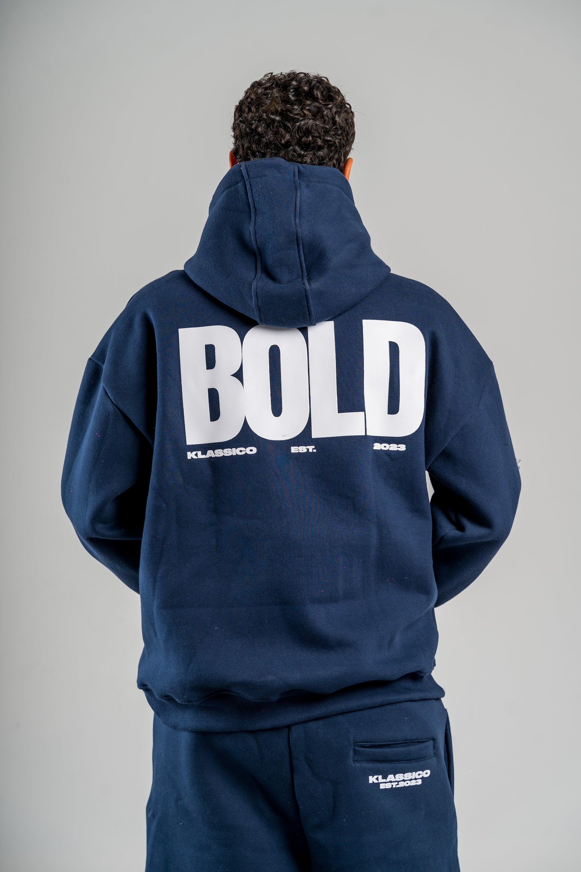 BOLD NAVY BLUE HOODIE