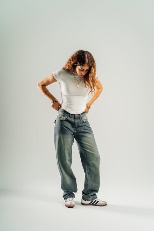 Blue denim