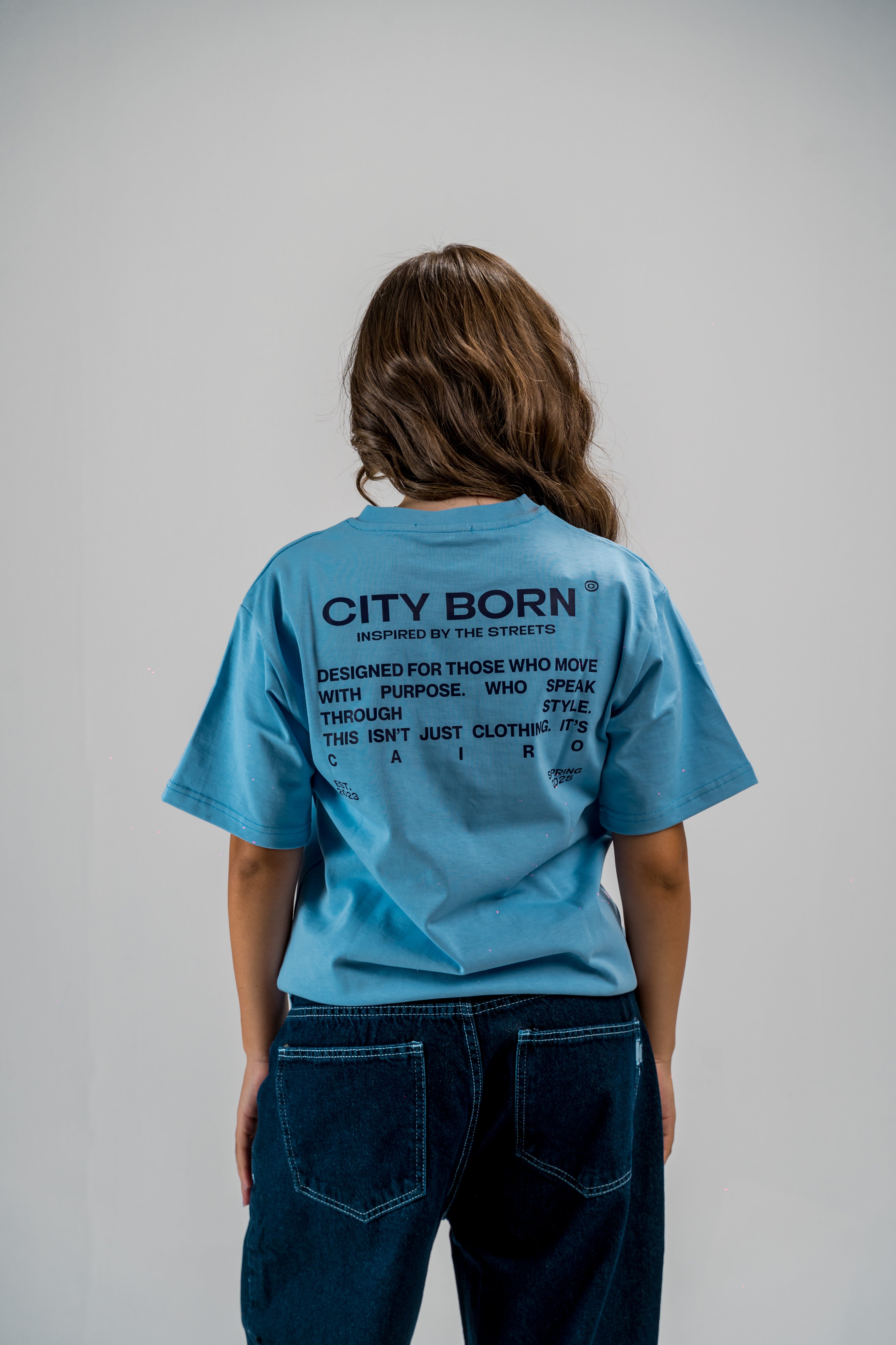 PROJECT BY K BABY BLUE TEE