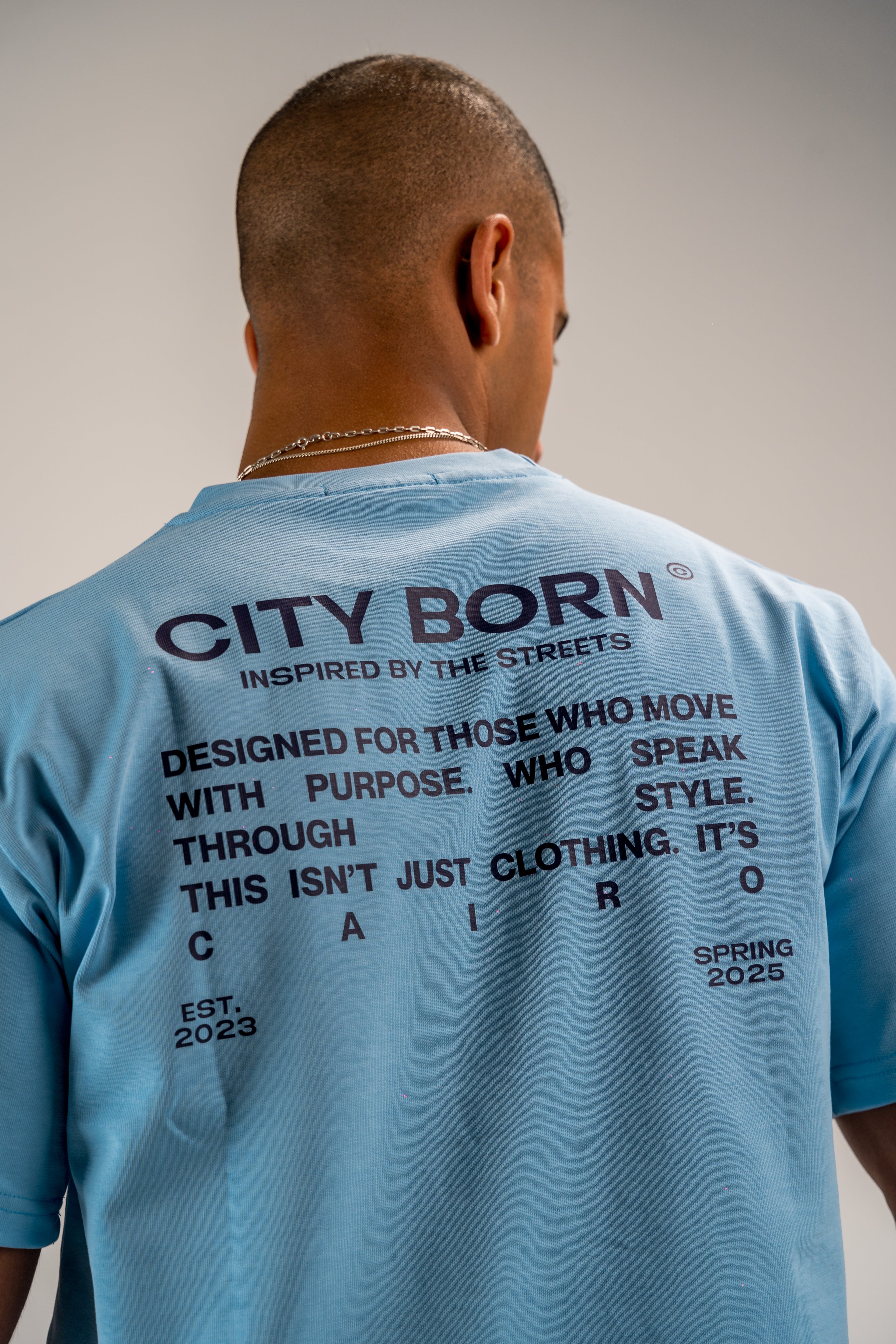 PROJECT BY K BABY BLUE TEE