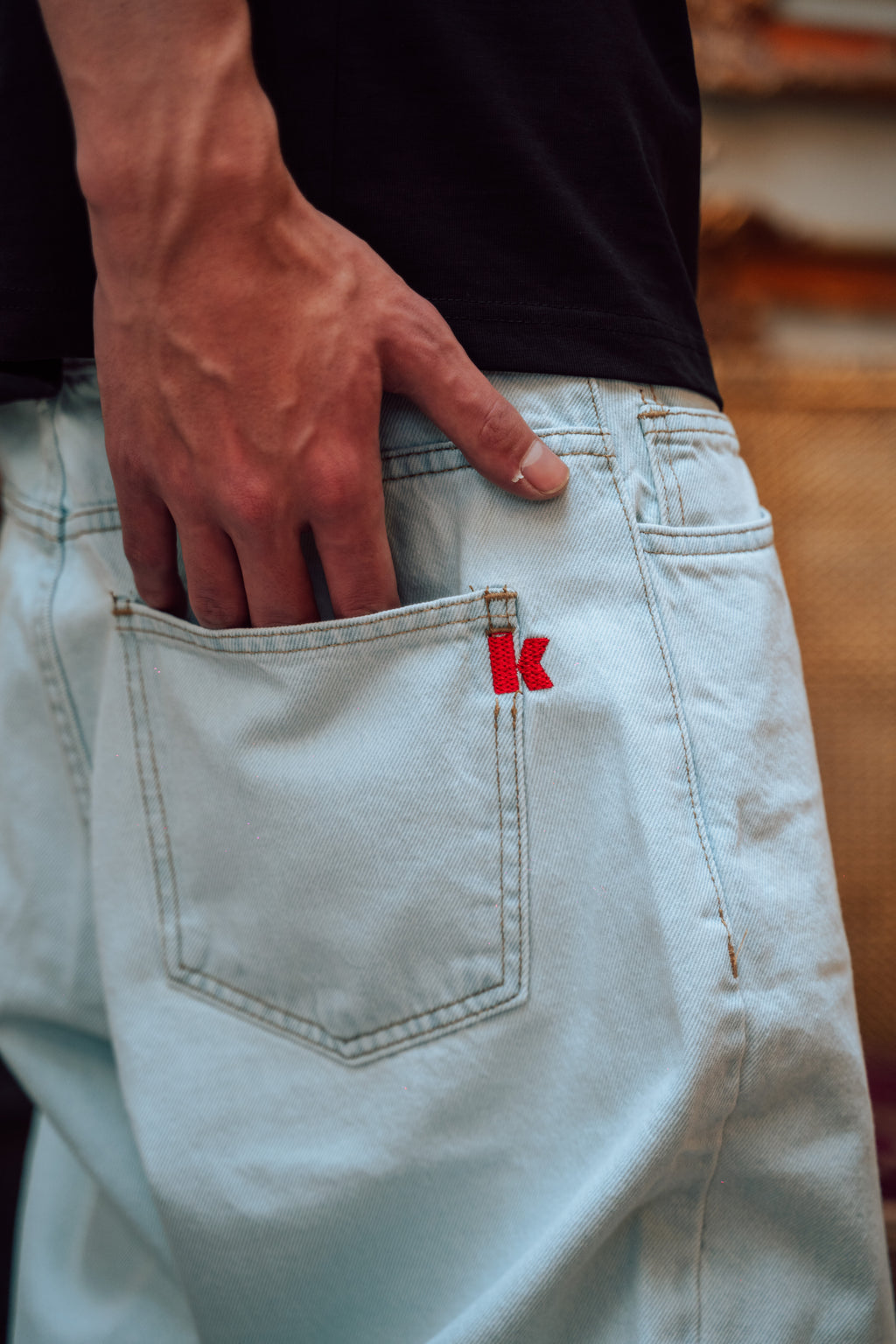 K LIGHT BLUE DENIM
