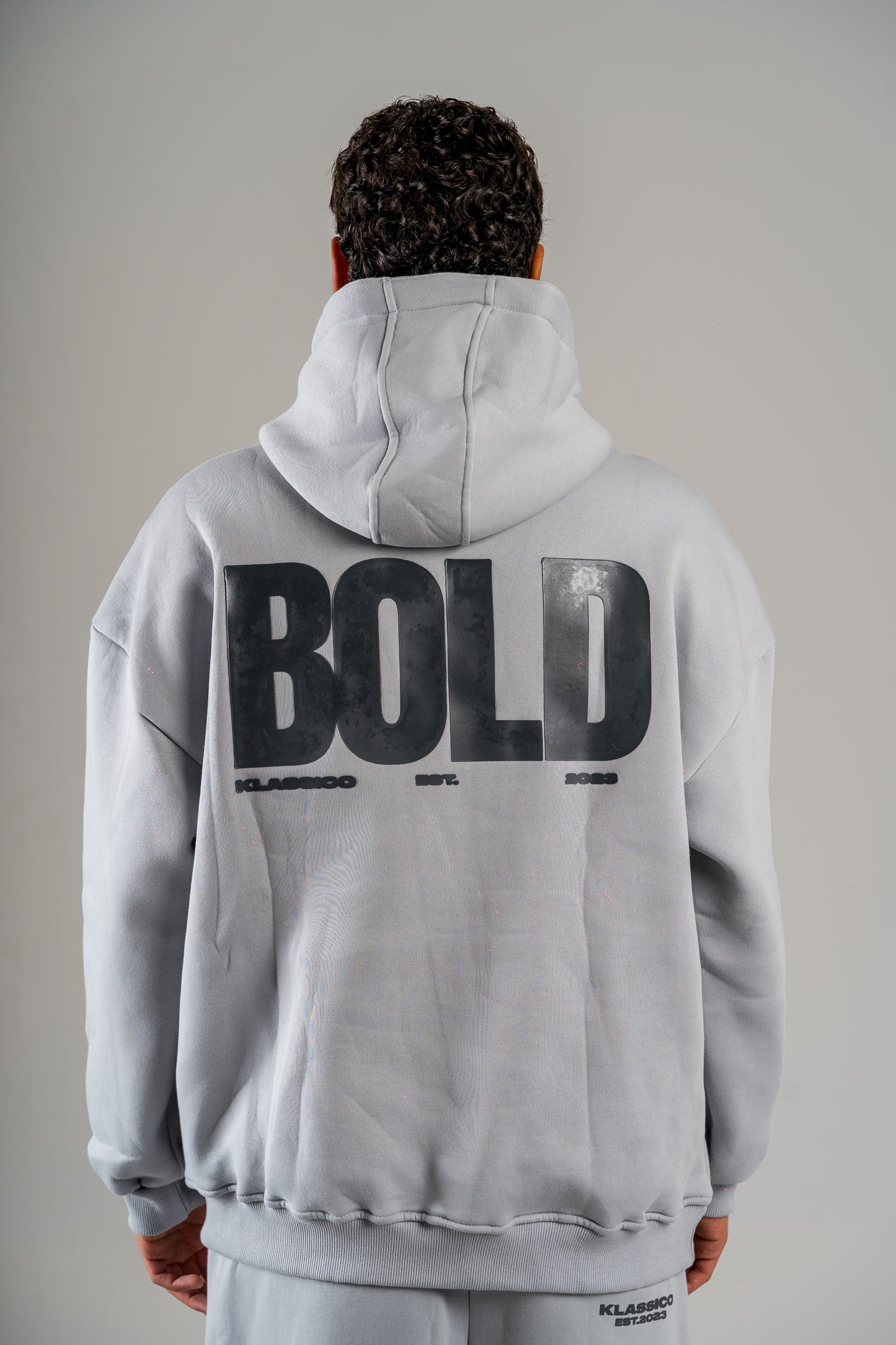 BOLD GREY HOODIE