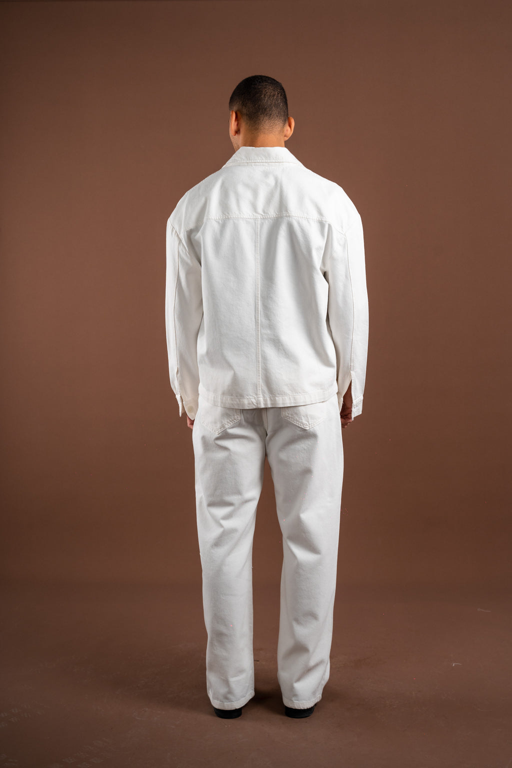 White raw jacket