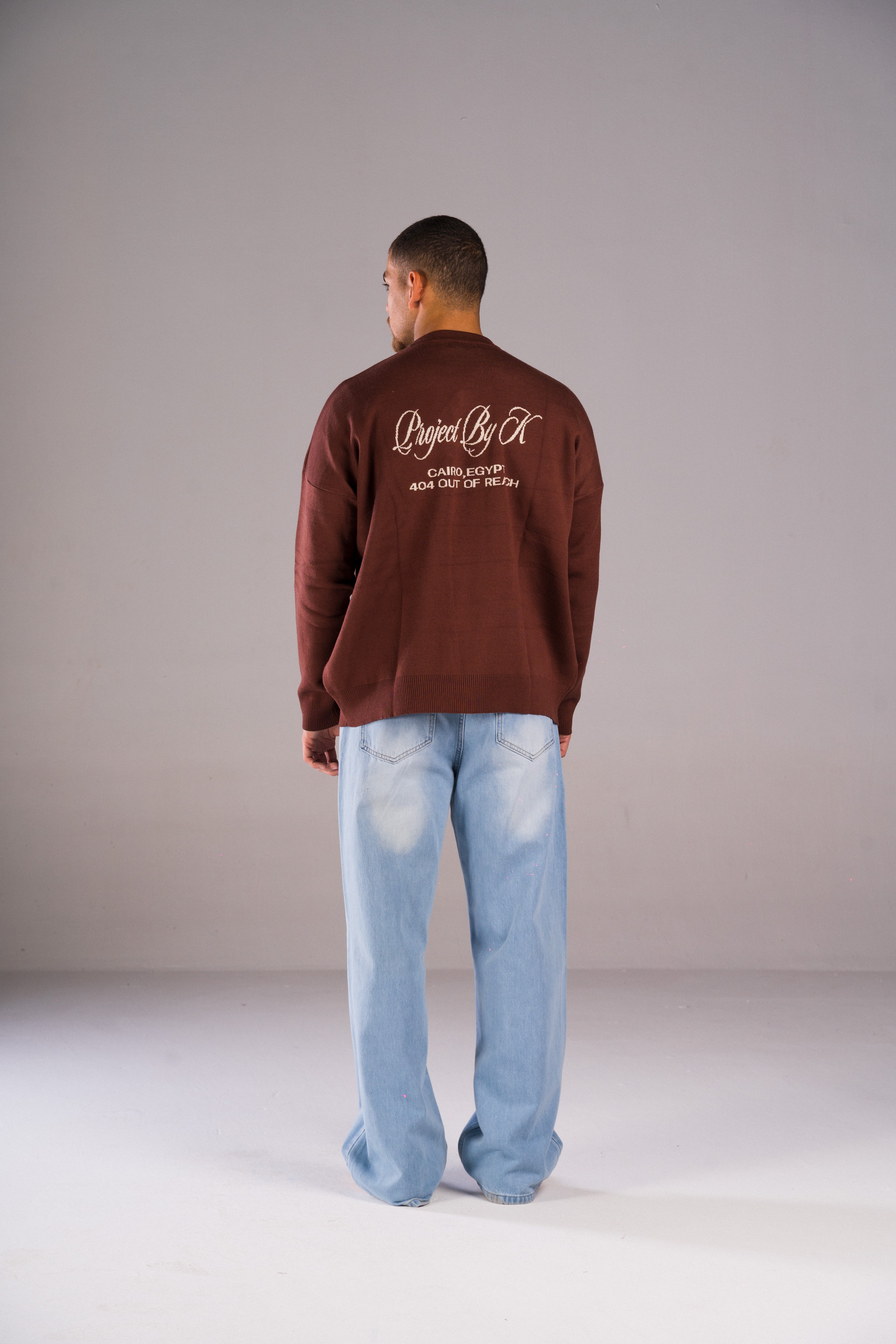 Chocolate brown knitwear