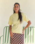 Waist Tie Top - Butter Yellow