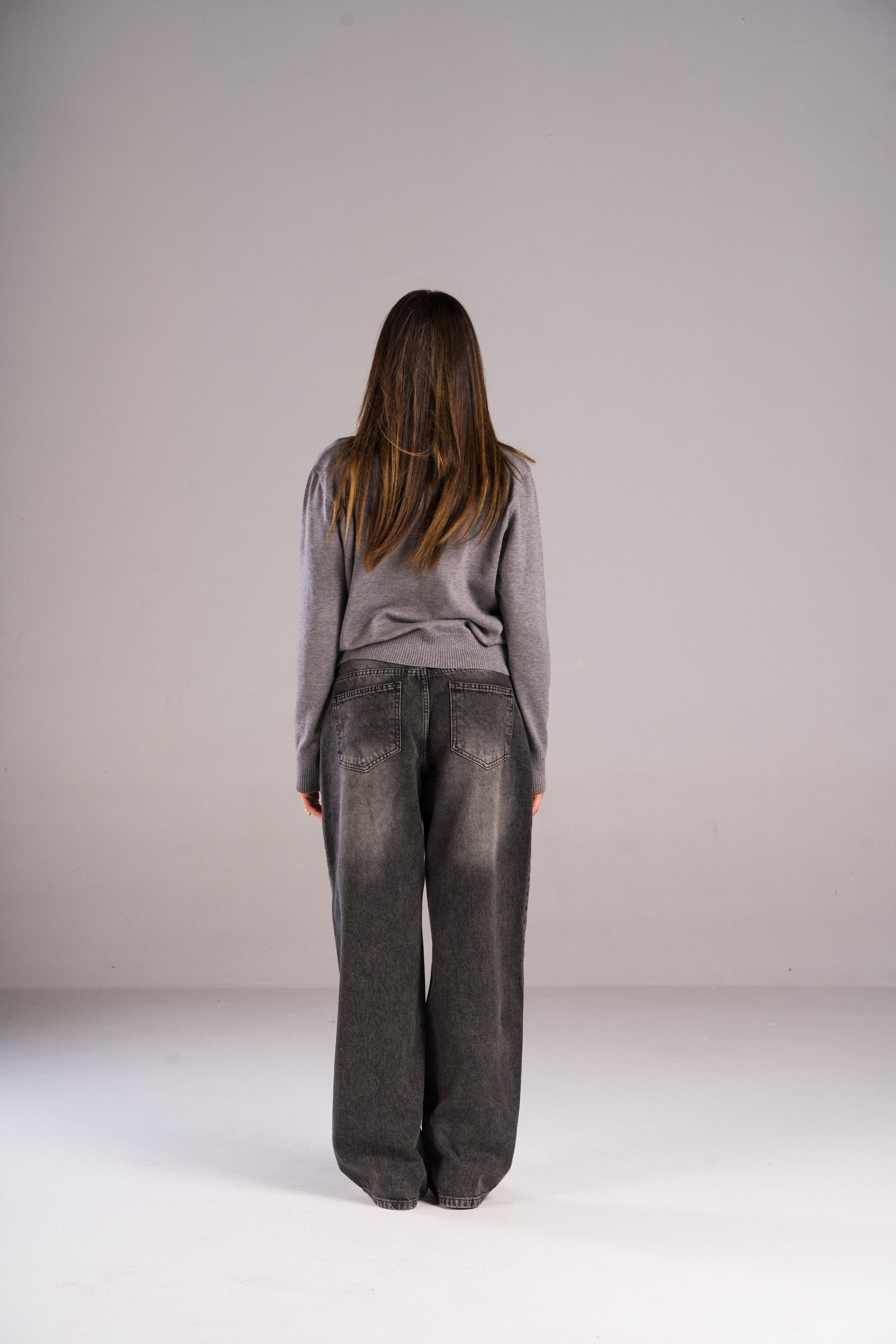 Concrete knit cardigan