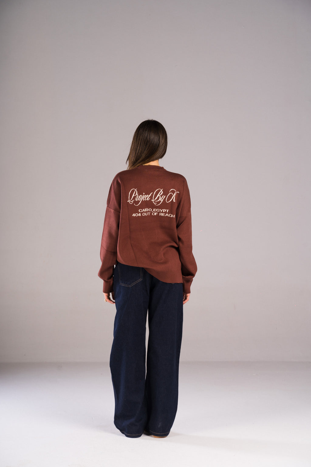 Chocolate brown knitwear