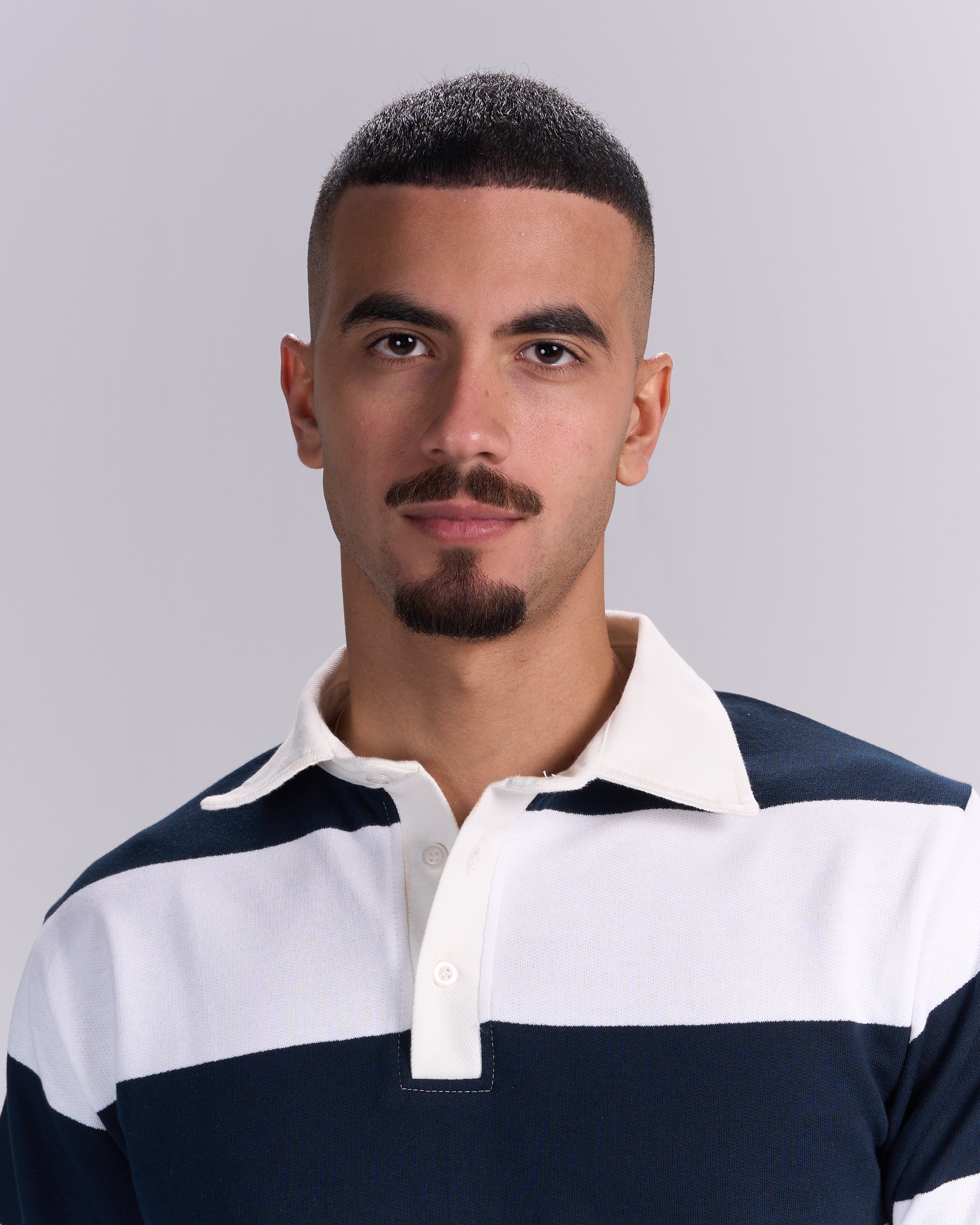 NAVY/WHITE  BREAKLINE POLO