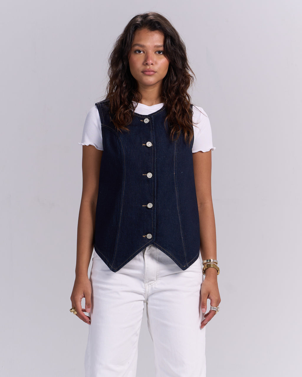 Navy vest