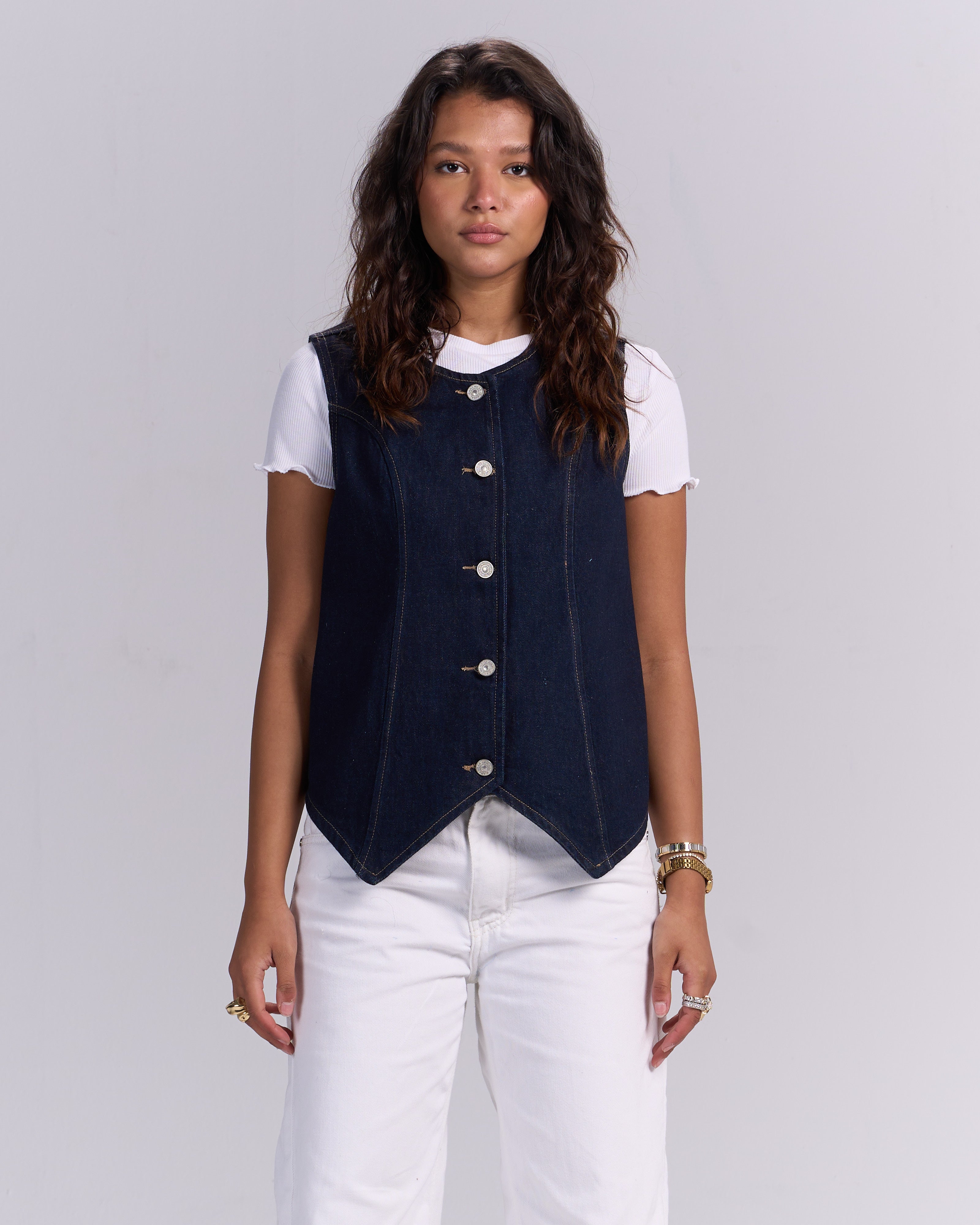 Navy vest