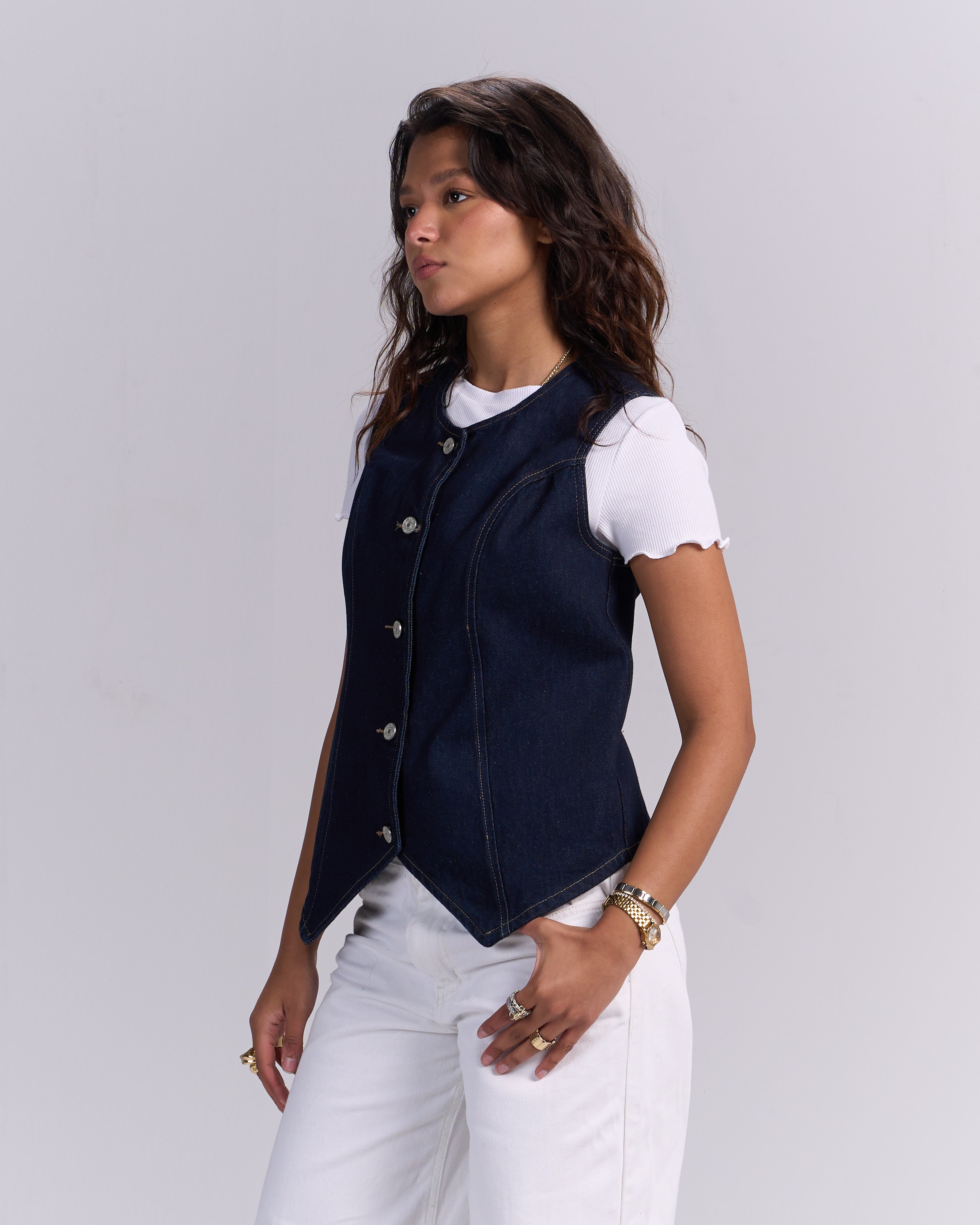 Navy vest