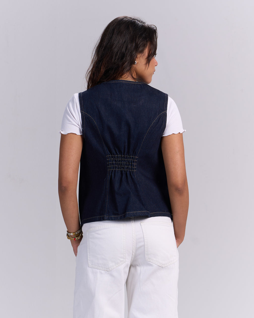 Navy vest
