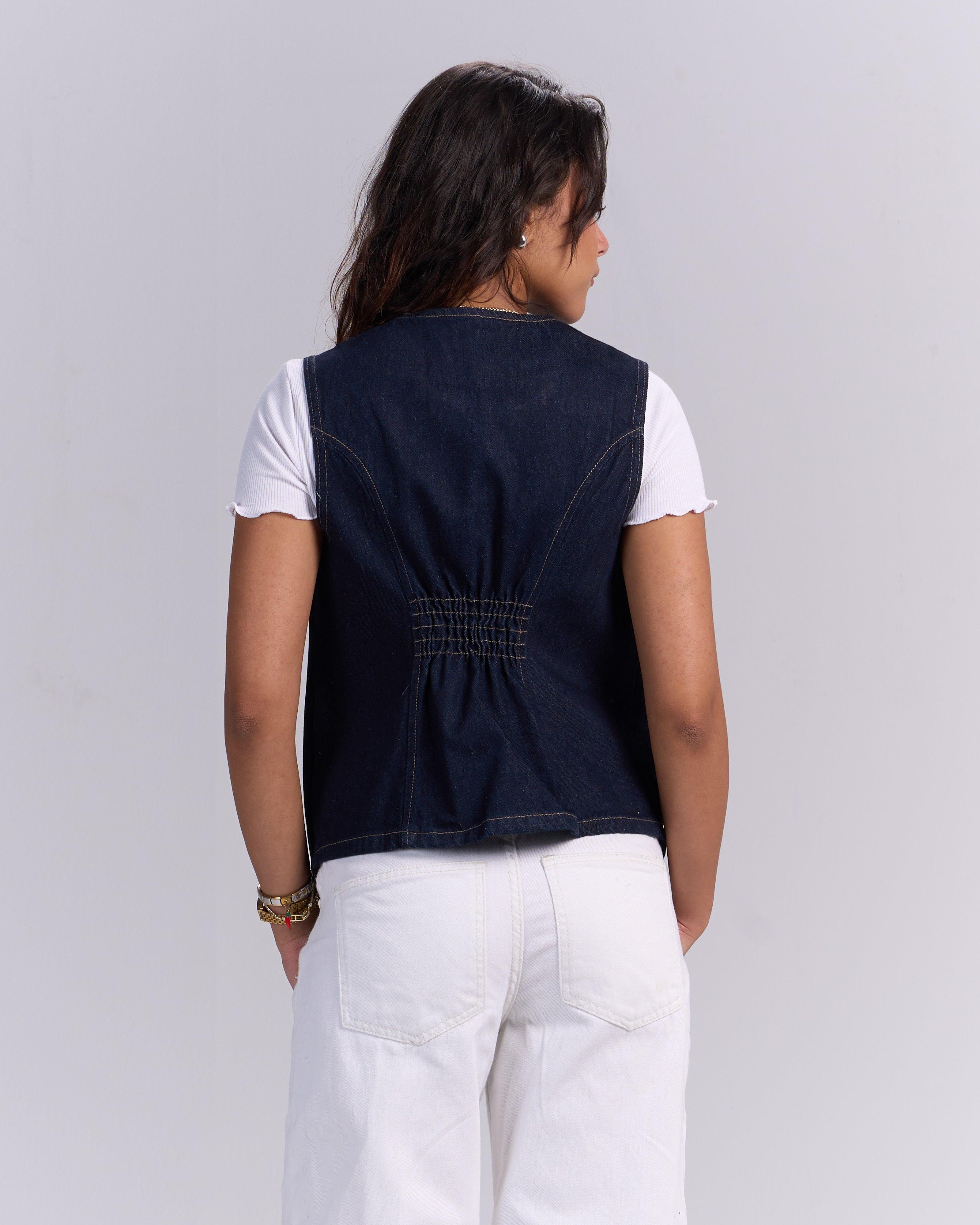 Navy vest