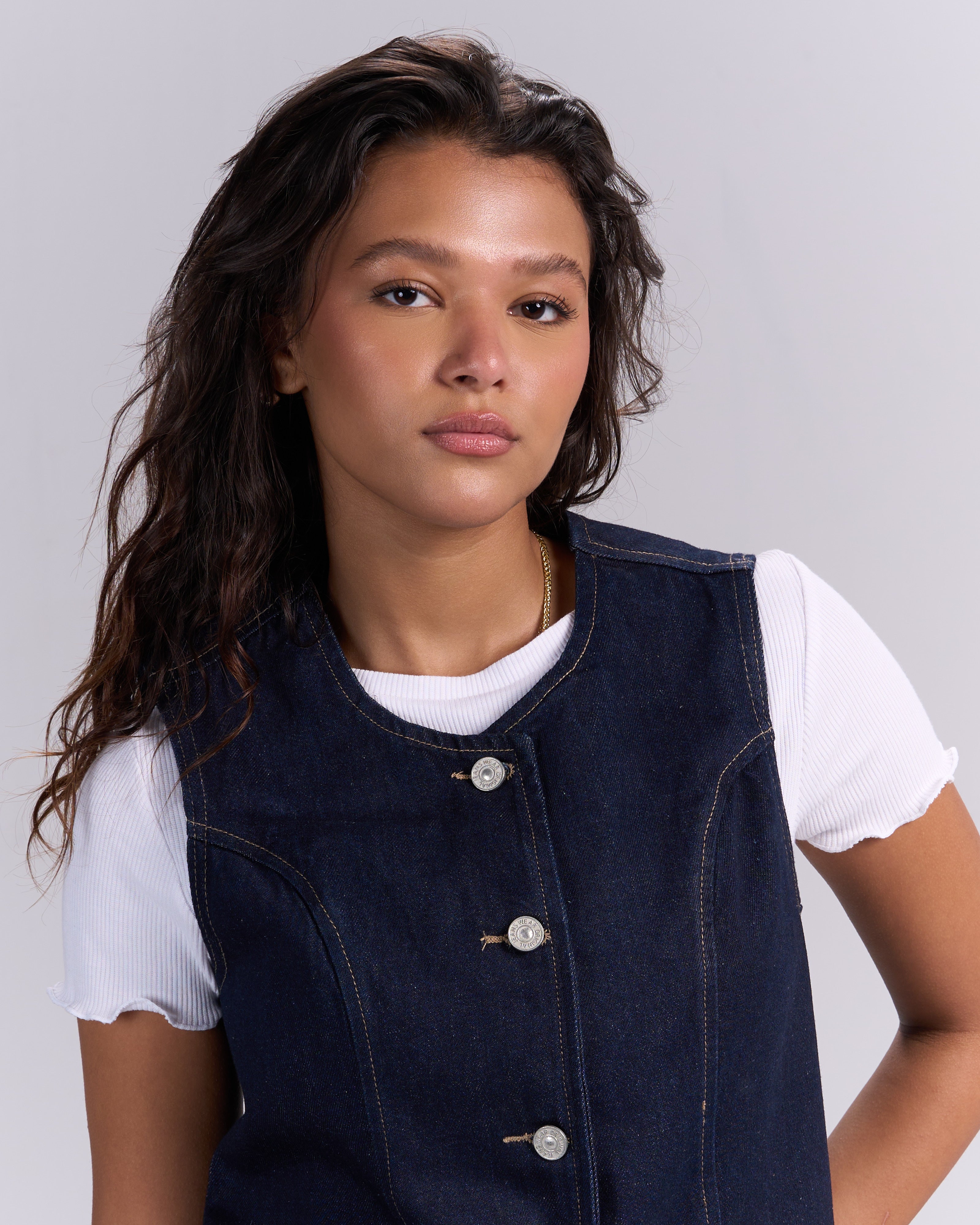 Navy vest