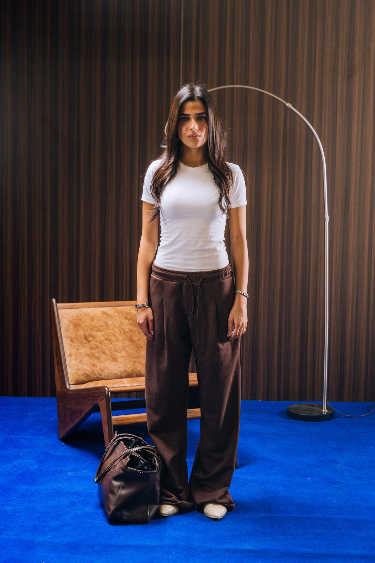 K Basics Sweat Pants - Brown