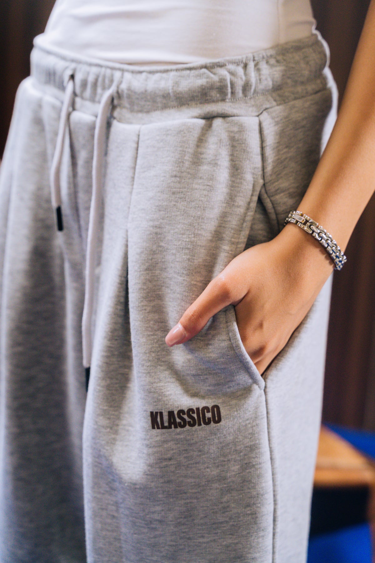 K Basics Sweat Pants - Grey